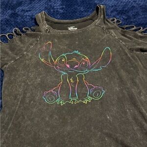 Disney Charcoal Stitch Graphic Tee